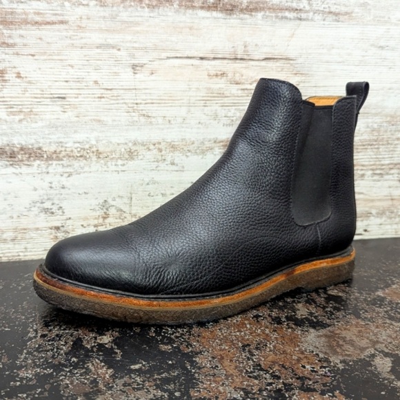 Coach Black Leather Chelsea Boots Size 9D AMAZING!!!! - Picture 1 of 8
